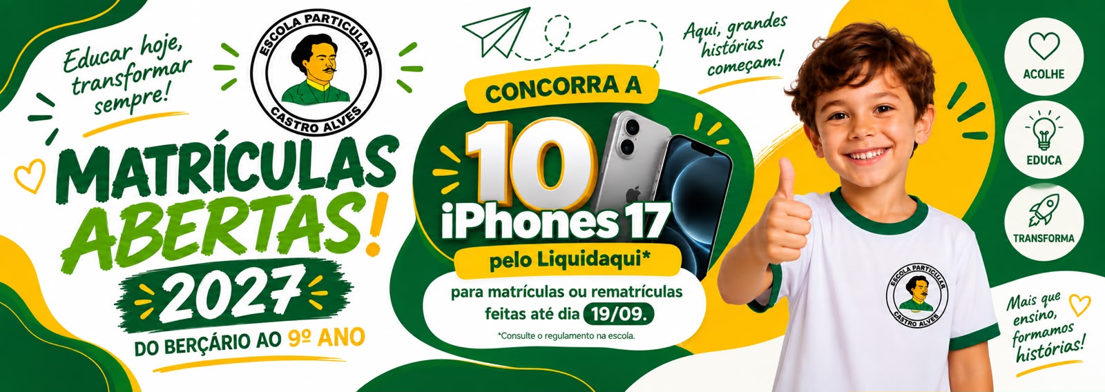 Matrículas abertas 2027